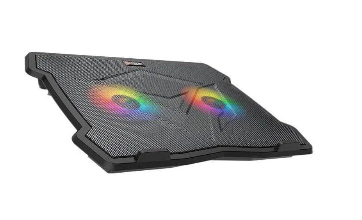 Second image of Podstawka chłodząca do laptopa MeeTion Cooling Pad CP2020 z podświetleniem RGB