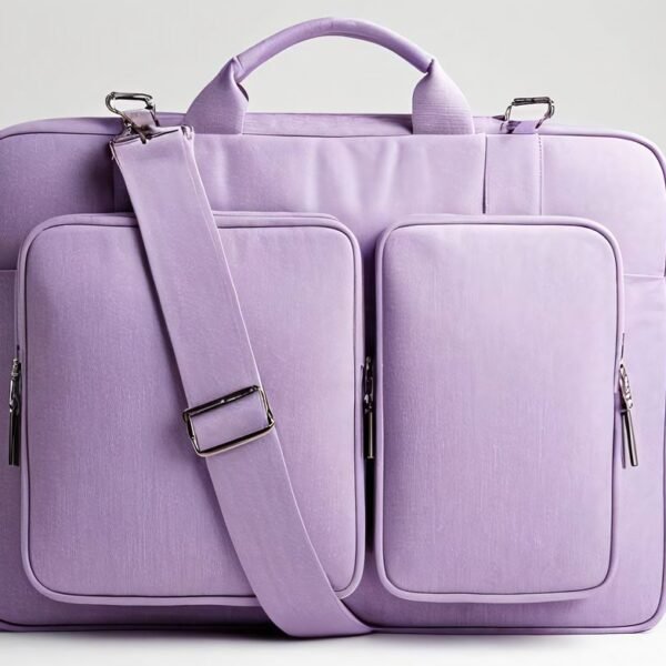 Second image of laptop bag lavender