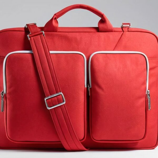 Second image of laptop bag red