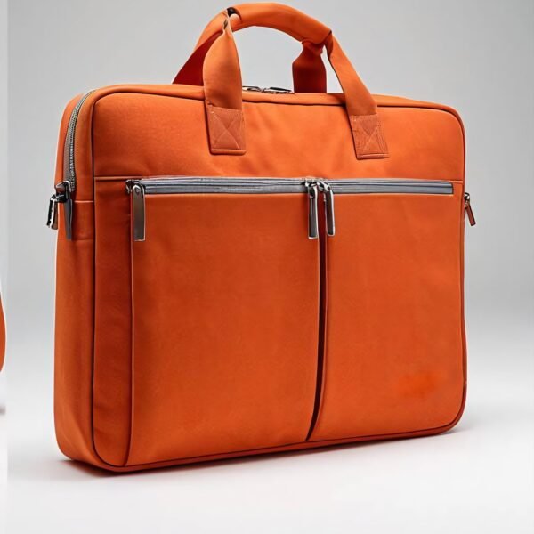 Second image of laptop bag orange
