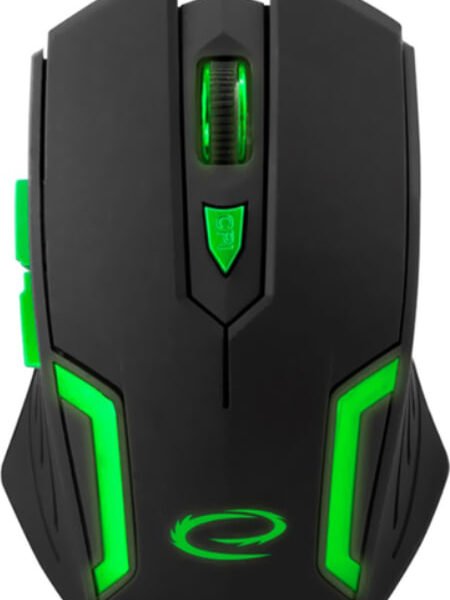 Mysz Esperanza MX205 Fighter USB Black/Green