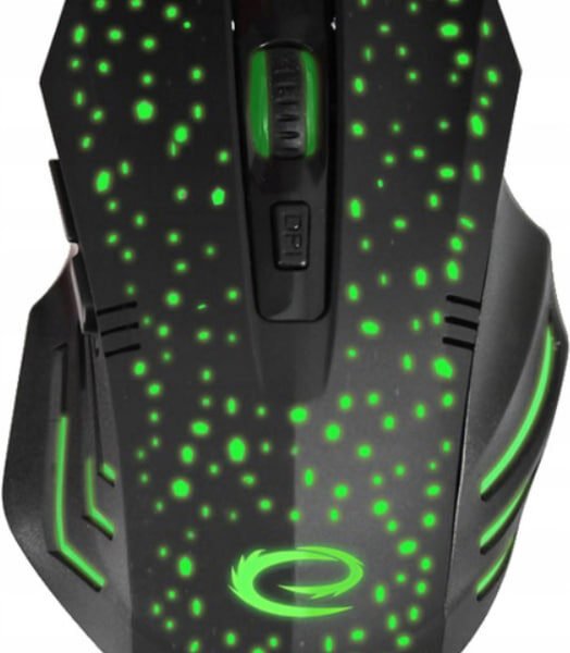 Mysz Esperanza MX212 Galaxy USB Black/Green