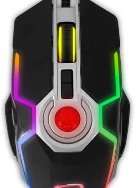 Mysz  Esperanza Mangora USB RGB Black