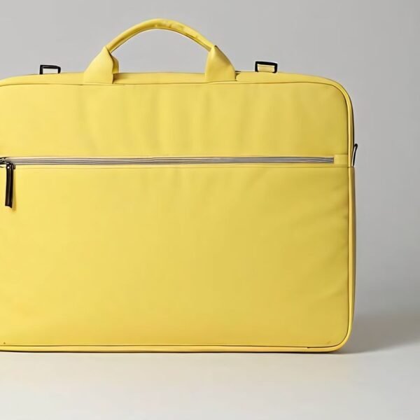 Second image of laptop bag lemon yellow