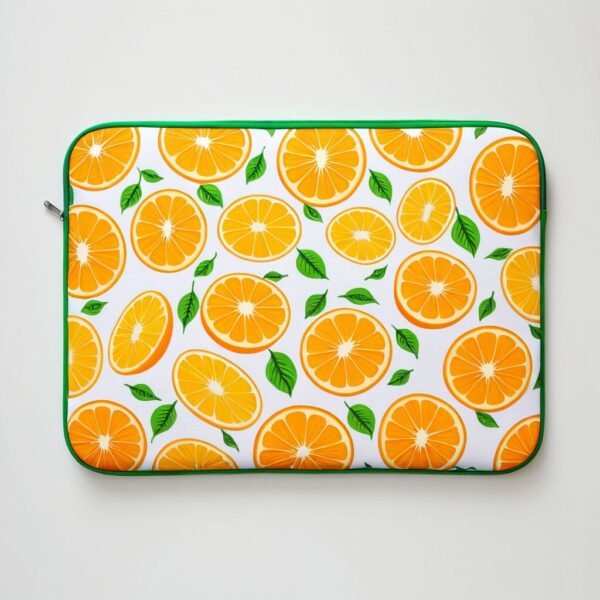 Etui na laptopa kiwi pomarancza