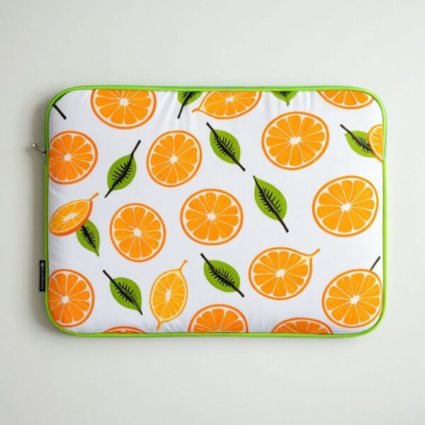 Etui na laptopa kiwi pomarancza